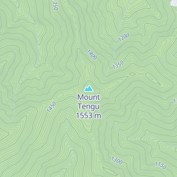 Map of Mount Tengu