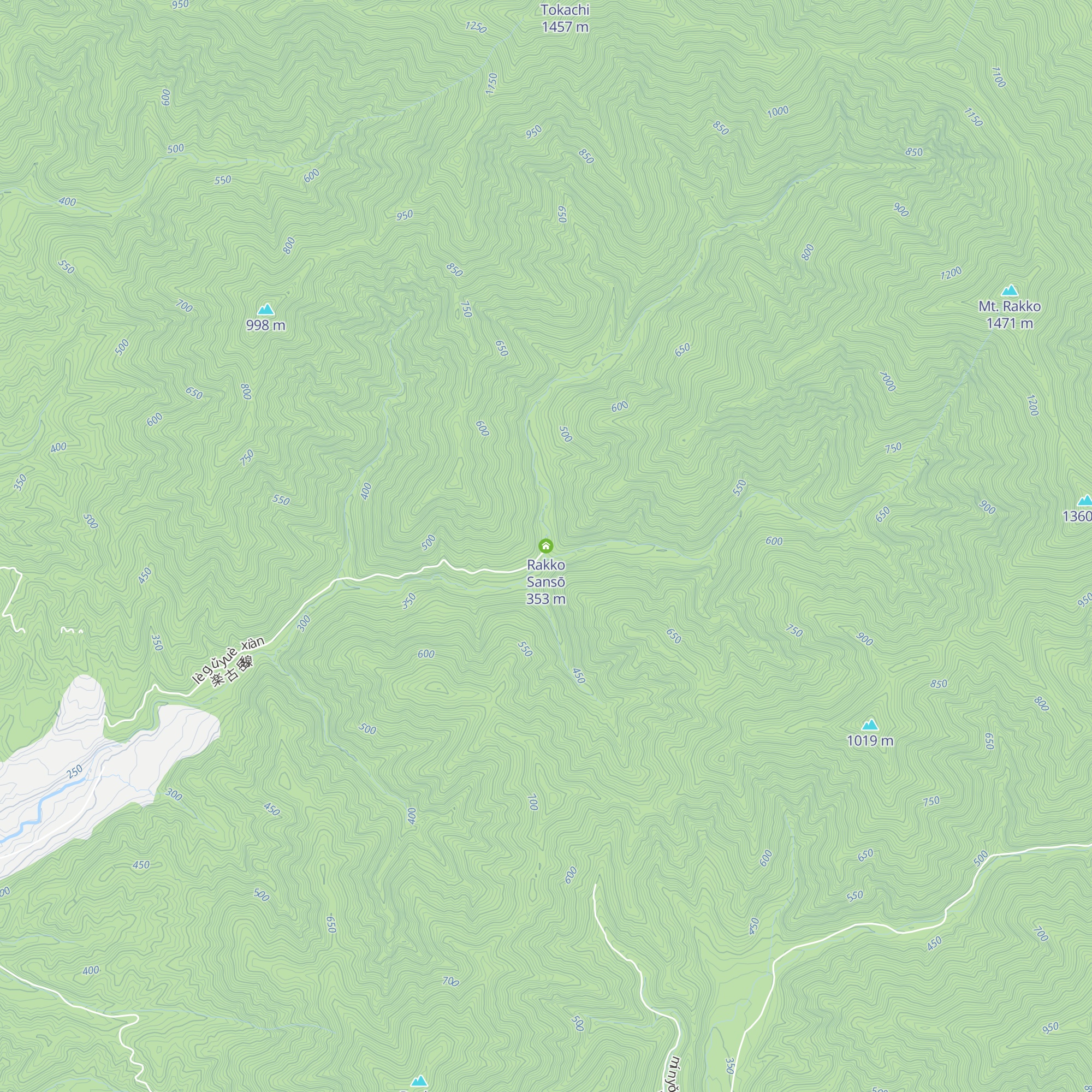 Rakko Sansō map