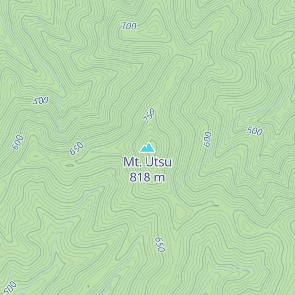 Map of Mt. Utsu