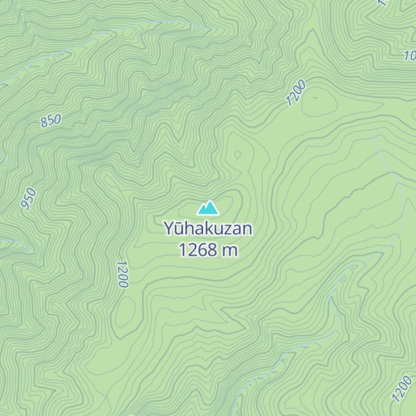 Map of Yūhakuzan