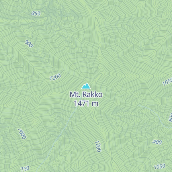 Map of Mt. Rakko