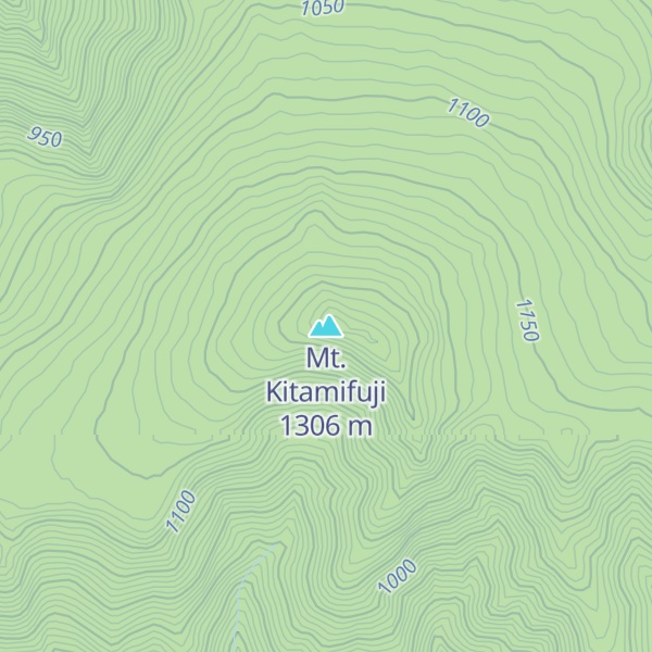 Map of Mt. Kitamifuji