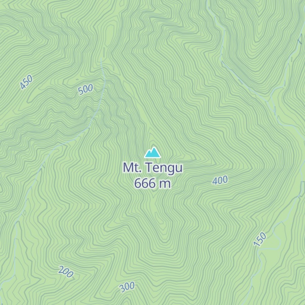 Map of Mt. Tengu