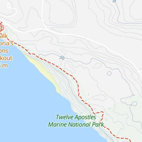 Map of Brown Hill