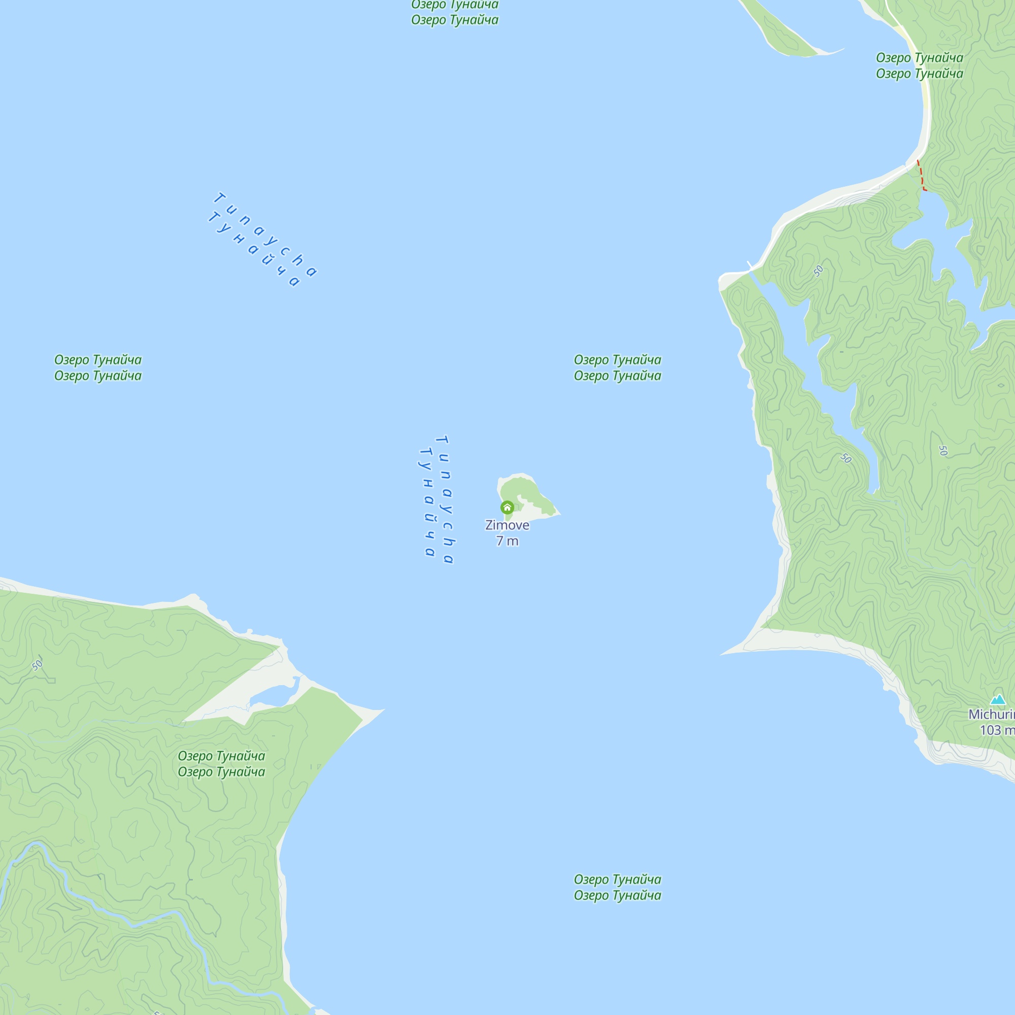 Zimove map
