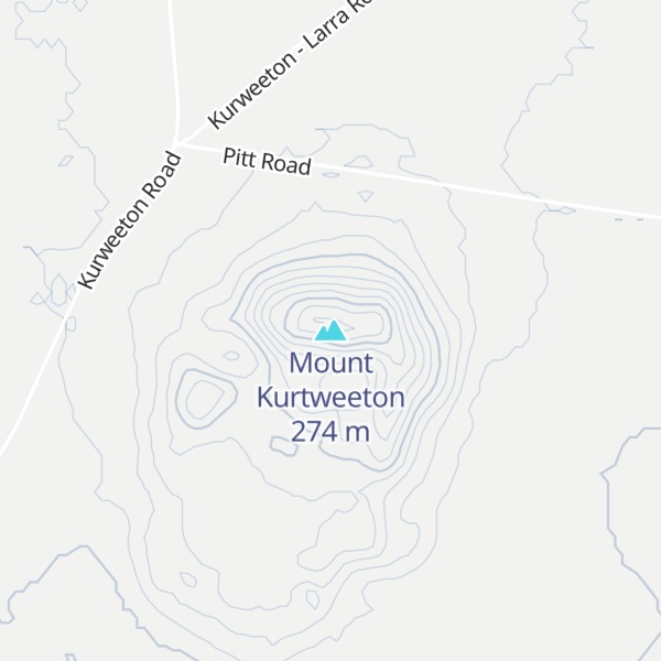 Map of Mount Kurtweeton