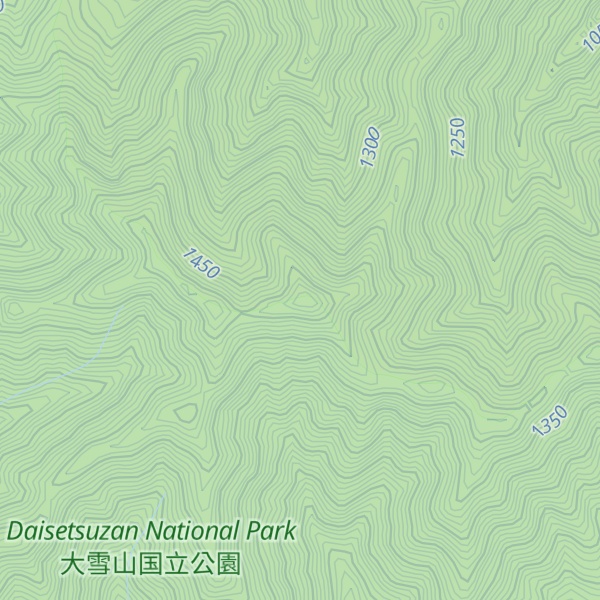 Map of Mount Mikuni