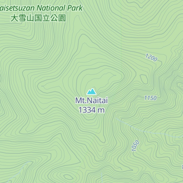 Map of Mt.Naitai