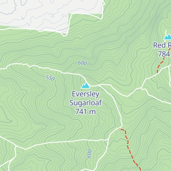 Map of Eversley Sugarloaf