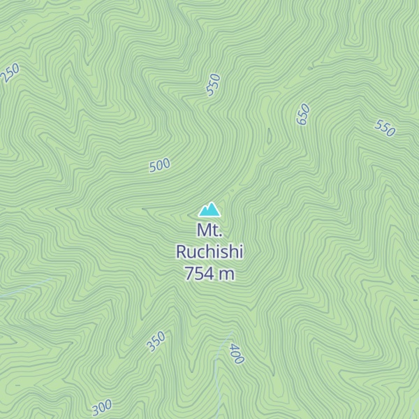 Map of Mt. Ruchishi