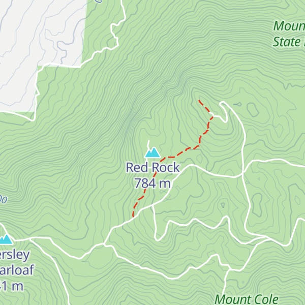 Map of Red Rock