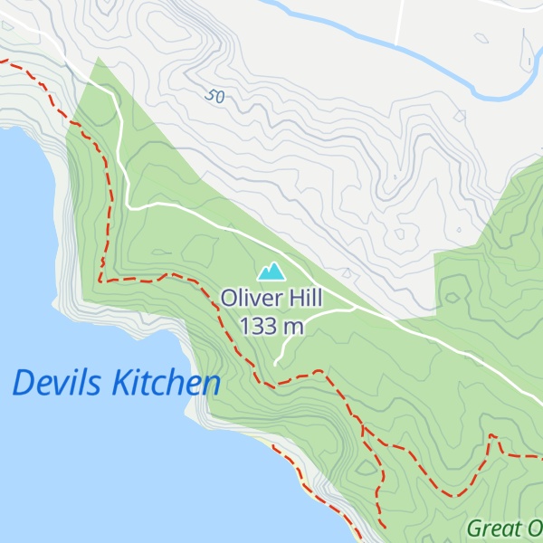 Map of Oliver Hill