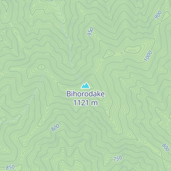 Map of Bihorodake