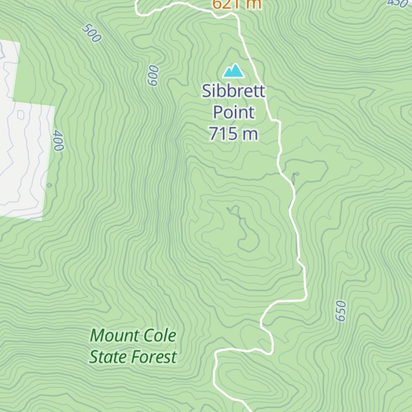 Map of The Pinnacles