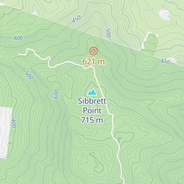 Map of Sibbrett Point