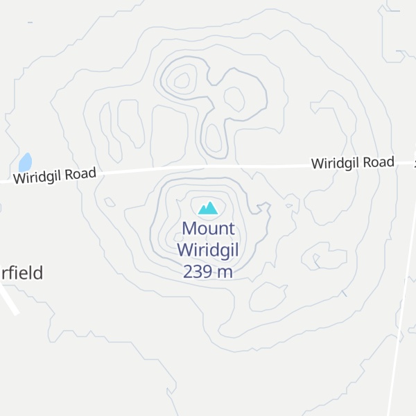 Map of Mount Wiridgil