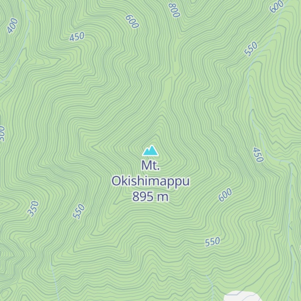 Map of Mt. Okishimappu