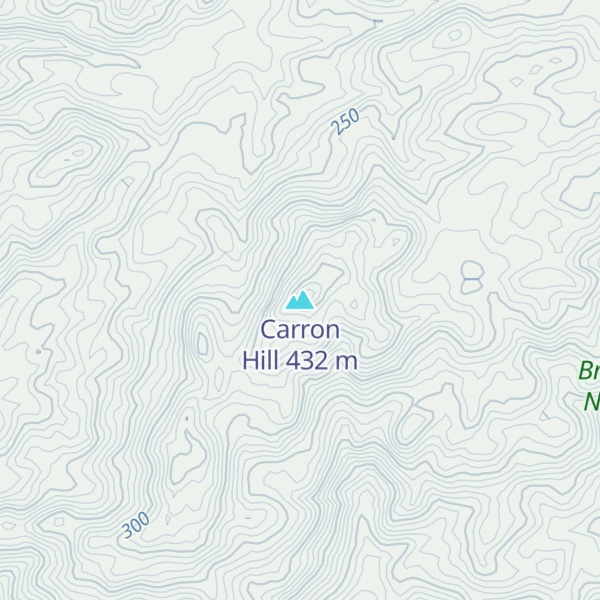 Map of Carron Hill