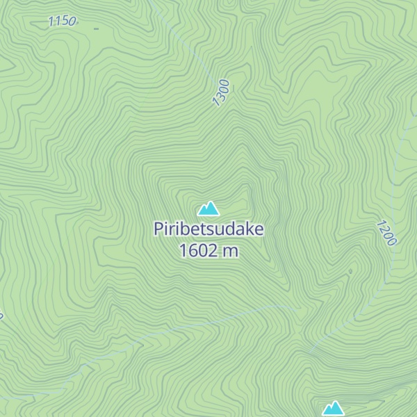 Map of Piribetsudake