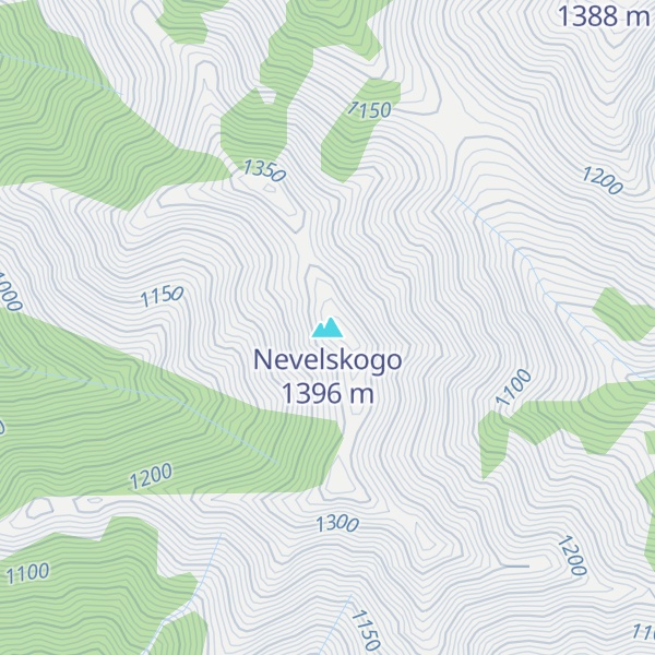 Map of Nevelskogo