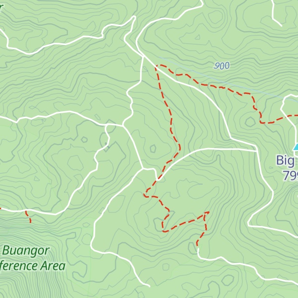 Map of Dawson Rock