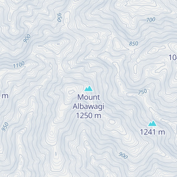 Map of Mount Albawagi