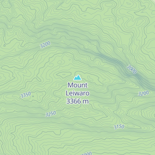 Map of Mount Leiwaro