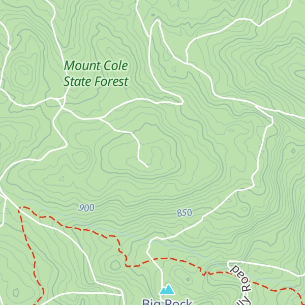 Map of Lookout Hill