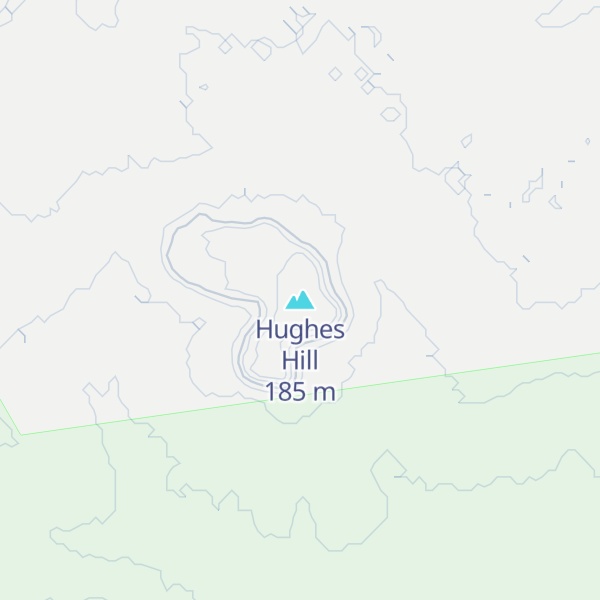 Map of Hughes Hill