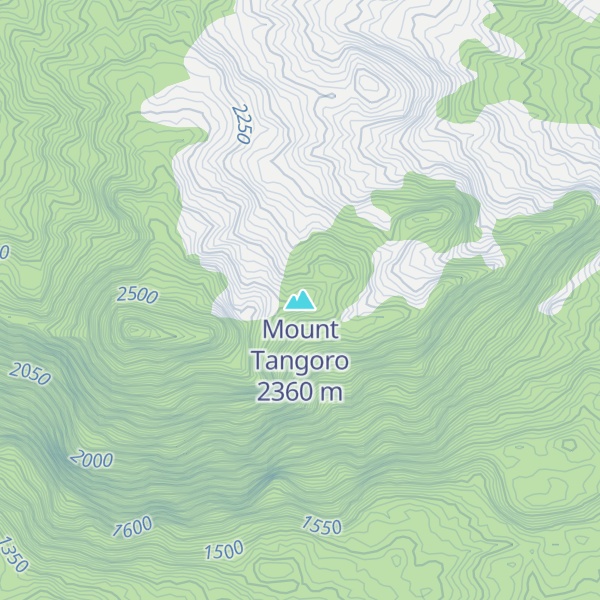 Map of Mount Tangoro