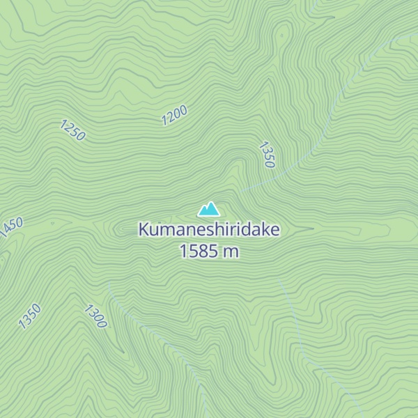 Map of Kumaneshiridake