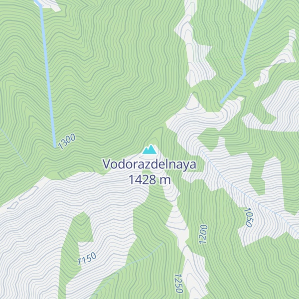 Map of Vodorazdelnaya