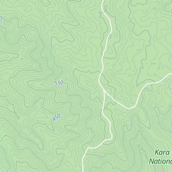 Map of West of England Range