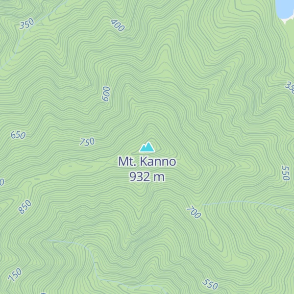 Map of Mt. Kanno