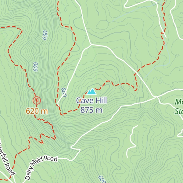 Map of Cave Hill