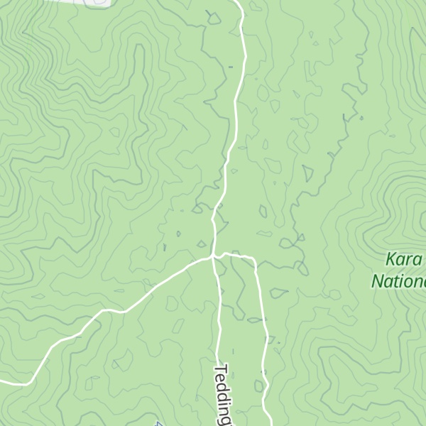 Map of Teddington Hut