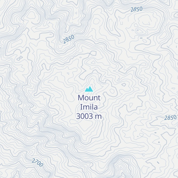 Map of Mount Imila