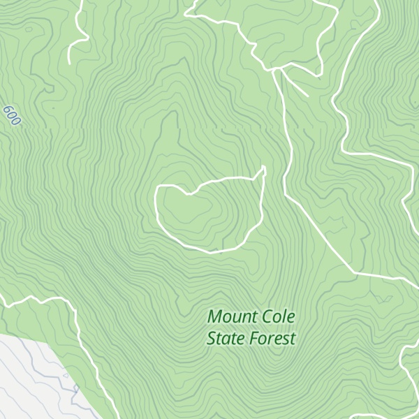 Map of Mount Cole