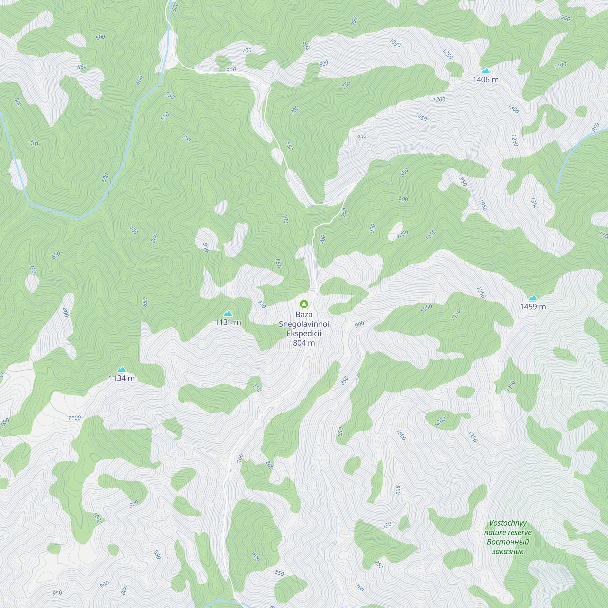 Baza Snegolavinnoi Ekspedicii map