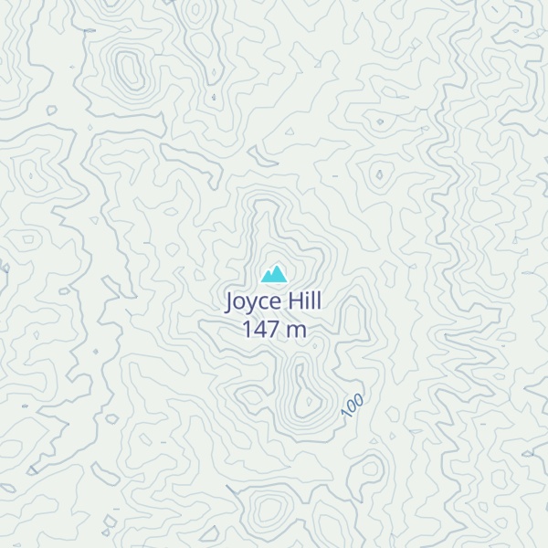 Map of Joyce Hill