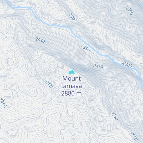 Map of Mount Iamava