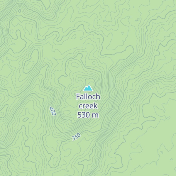 Map of Falloch creek