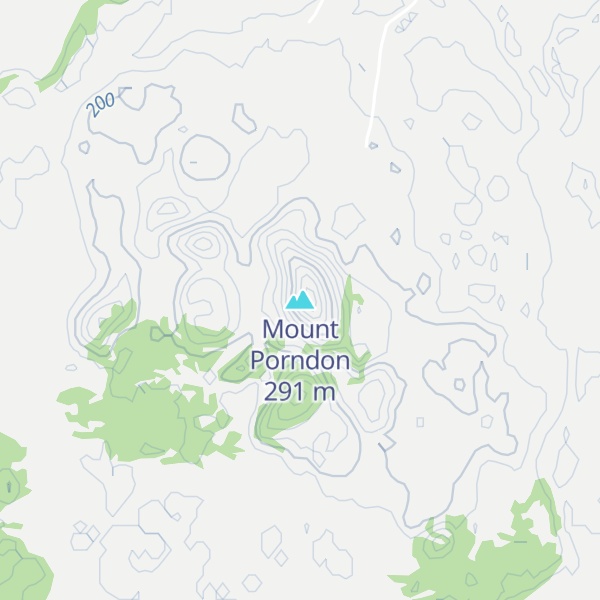 Map of Mount Porndon