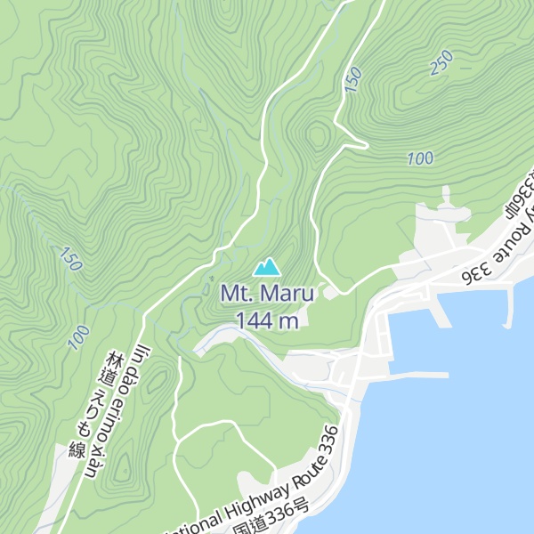 Map of Mt. Maru
