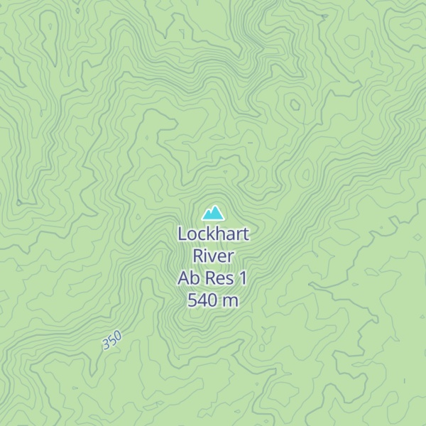 Map of Lockhart River Ab Res 1