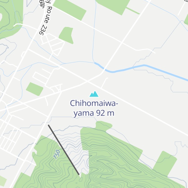 Map of Chihomaiwa-yama