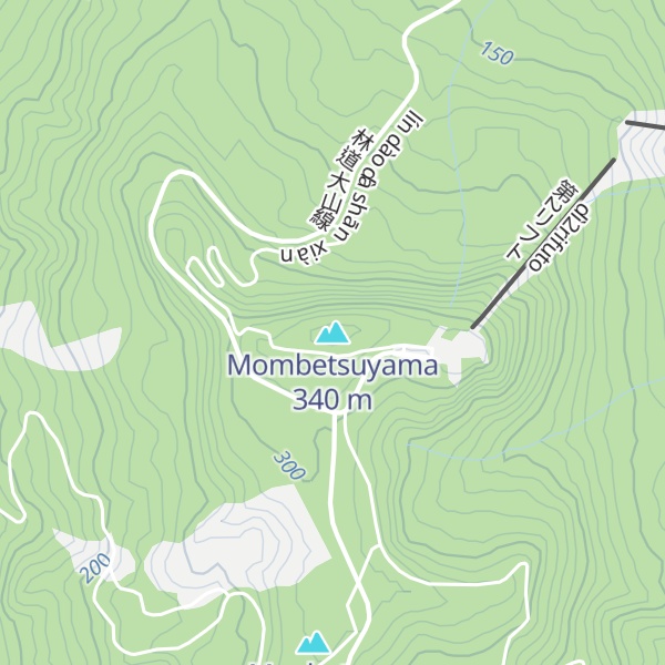 Map of Mombetsuyama