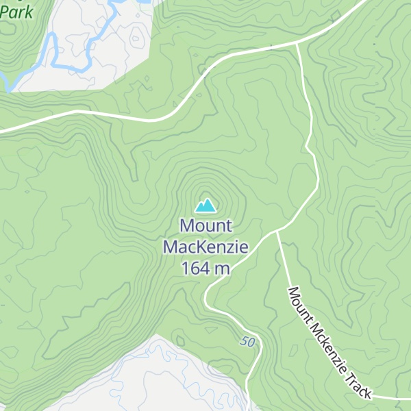 Map of Mount MacKenzie