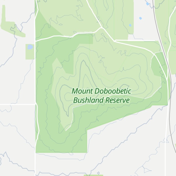 Map of Mount Doboobetic