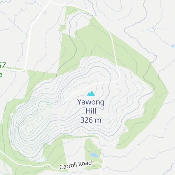 Map of Yowan Hill